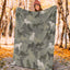 Chesapeake Bay Retriever Camo Blanket
