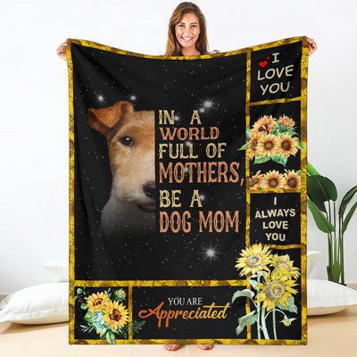 Wolf-A Dog Mom Blanket