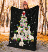 West Highland White Terrier Christmas Tree Blanket