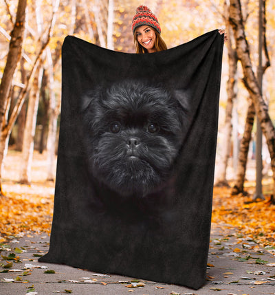 Cairn Terrier 1 Face Hair Blanket