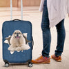 Cocker Spaniel Torn Paper Luggage Covers