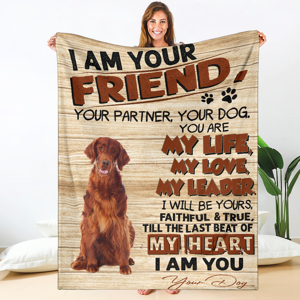 Irish Setter-My Love Blanket