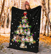 Shetland Sheepdog Christmas Tree Blanket