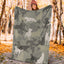 German Shepherd Camo Blanket