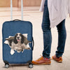 Cocker Spaniel Torn Paper Luggage Covers