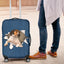 Treeing Walker Coonhound Torn Paper Luggage Covers
