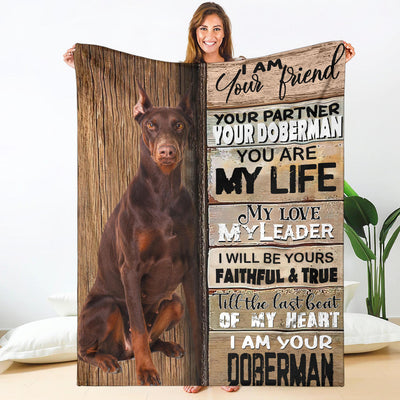 Doberman-Your Partner Blanket
