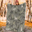 Miniature Pinscher Camo Blanket