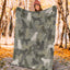 English Mastiff Camo Blanket