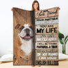 English Bulldog-Your Partner Blanket