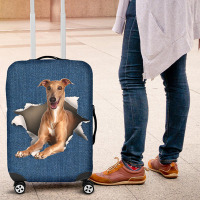 Italian Greyhound Torn Paper Luggage Covers