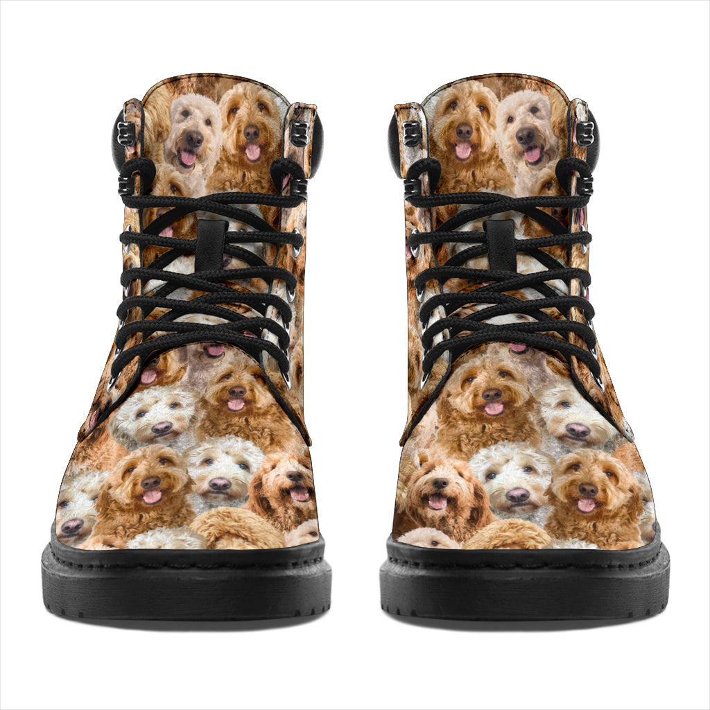 Goldendoodle Full Face All-Season Boots