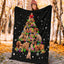 Wirehaired Vizsla Christmas Tree Blanket