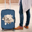 Polar Bear Torn Paper Luggage Covers