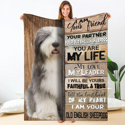 Old English Sheepdog-Your Partner Blanket