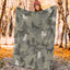 German Longhaired Pointer Camo Blanket
