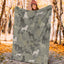 American Bulldog Camo Blanket