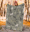 American Bulldog Camo Blanket