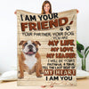 English Bulldog-My Love Blanket