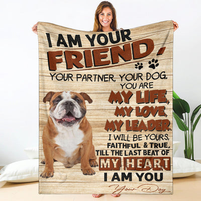 English Bulldog-My Love Blanket