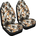 Borzoi Full Face Car Seat Covers