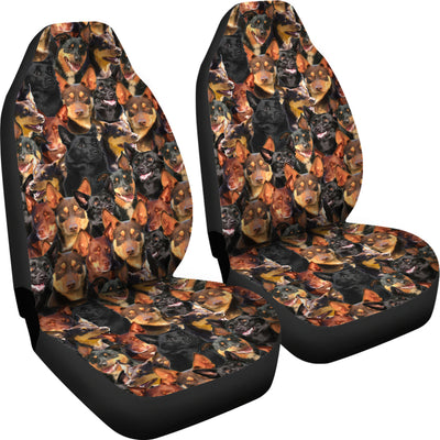 Australian Kelpie Full Face Car Seat Covers