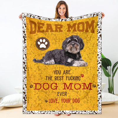 Havanese 2-Dog Mom Ever Blanket