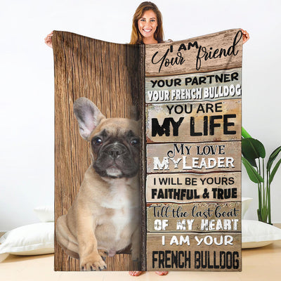 French Bulldog-Your Partner Blanket