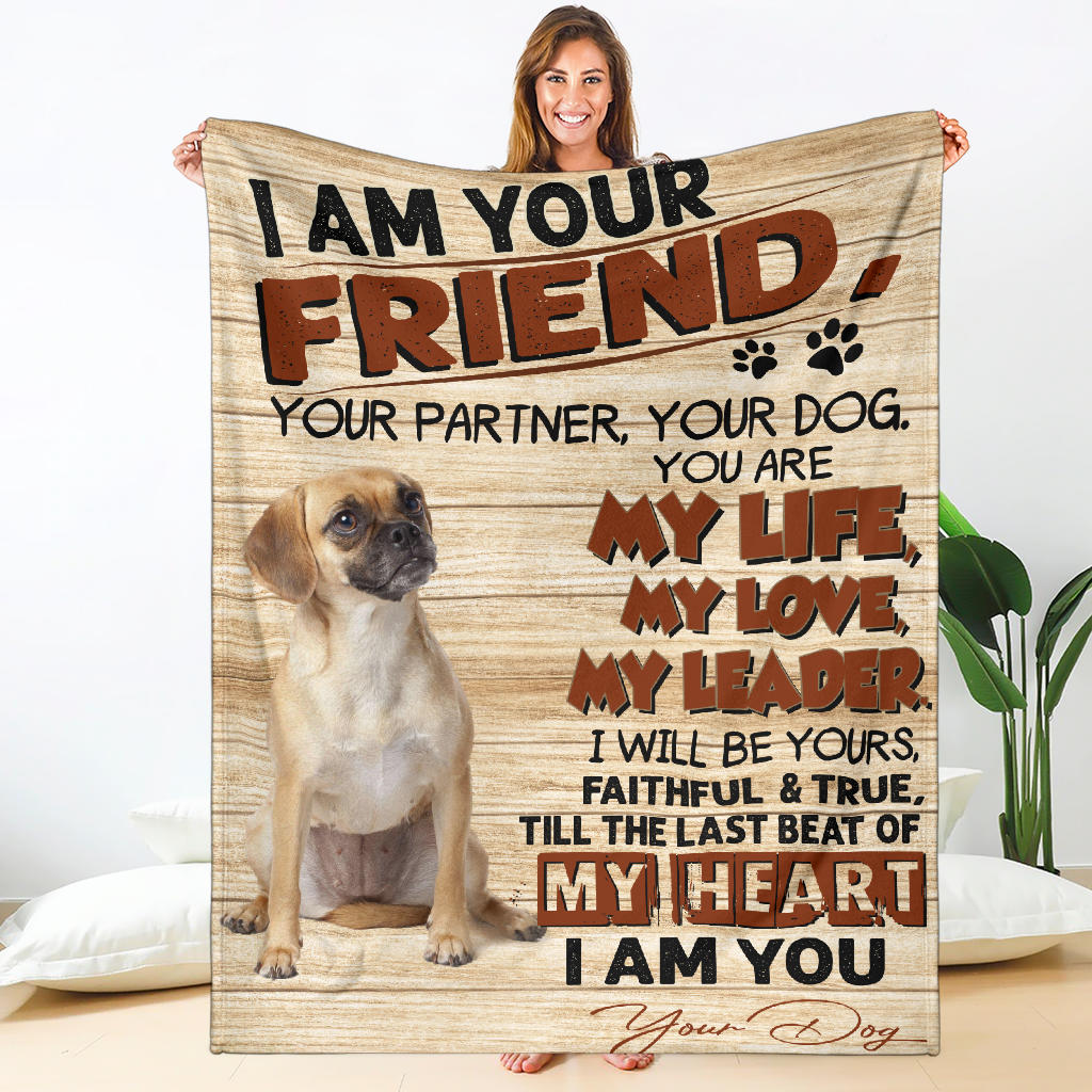 Puggle-My Love Blanket