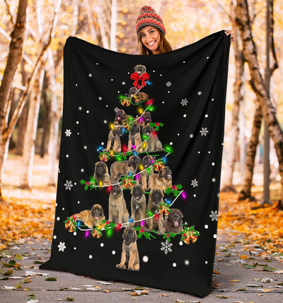 Leonberger Christmas Tree Blanket