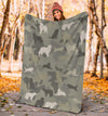 Leonberger Camo Blanket