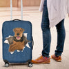 Welsh Terrier Torn Paper Luggage Covers