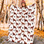 Irish Setter Paw Blanket