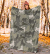 Akita Camo Blanket