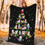 Unicorn Christmas Tree Blanket