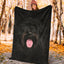 Portuguese Water Dog Face Hair Blanket