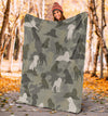 English Springer Spaniel Camo Blanket