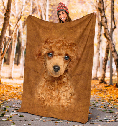 Poodle Face Hair Blanket