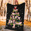 Pig Christmas Tree Blanket