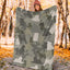 Brussels Griffon Camo Blanket