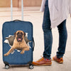 English Mastiff Torn Paper Luggage Covers