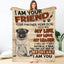 Pug-My Love Blanket