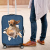 Chihuahua Torn Paper Luggage Covers