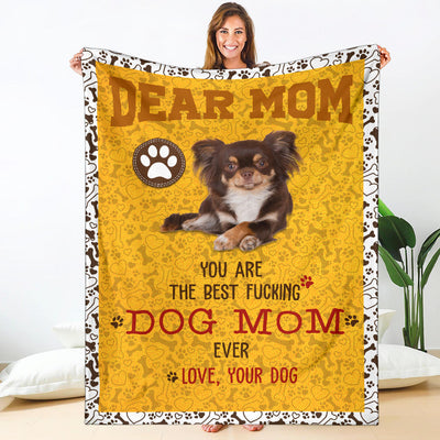 Chihuahua-Dog Mom Ever Blanket