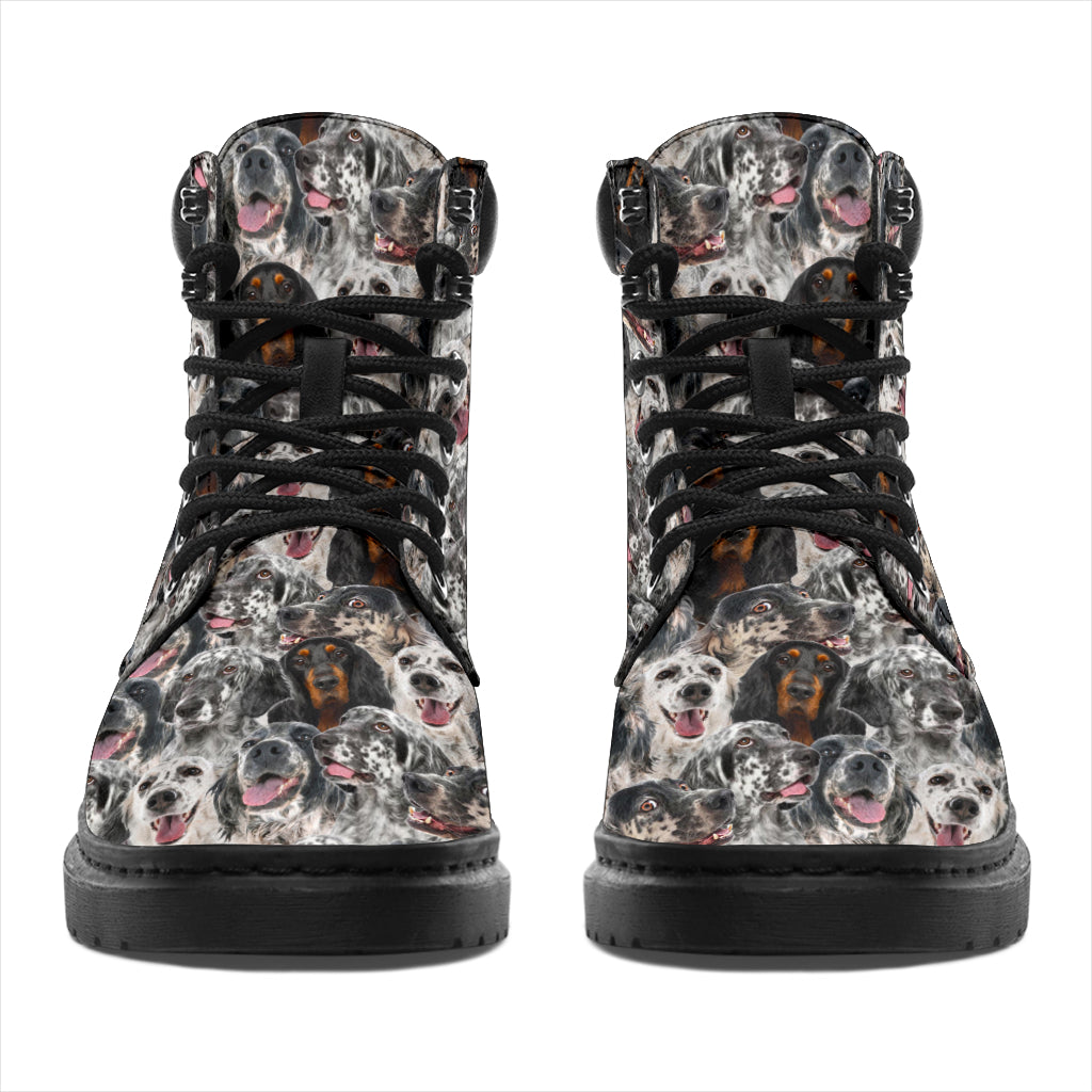 English Setter Full Face All-Season Boots