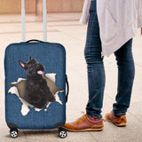 Scottish Terrier Torn Paper Luggage Covers
