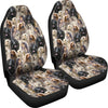 Afghan Hound Full Face Car Seat Covers