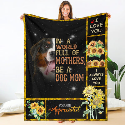 Bernese Mountain-A Dog Mom Blanket