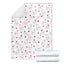 Dogo Argentino Heart Blanket