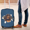 King Charles Spaniel Torn Paper Luggage Covers